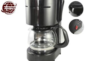 Quality Black PP/Glass 600W/220-240VHousehold Coffee Makers Automatic Coffee Machine With 4-6 Cups wholesale