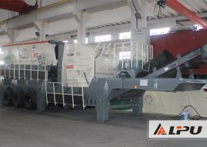 Quality Primary Jaw Crusher / Mobile Medium Hard Stone Crushing Plant 80kw wholesale