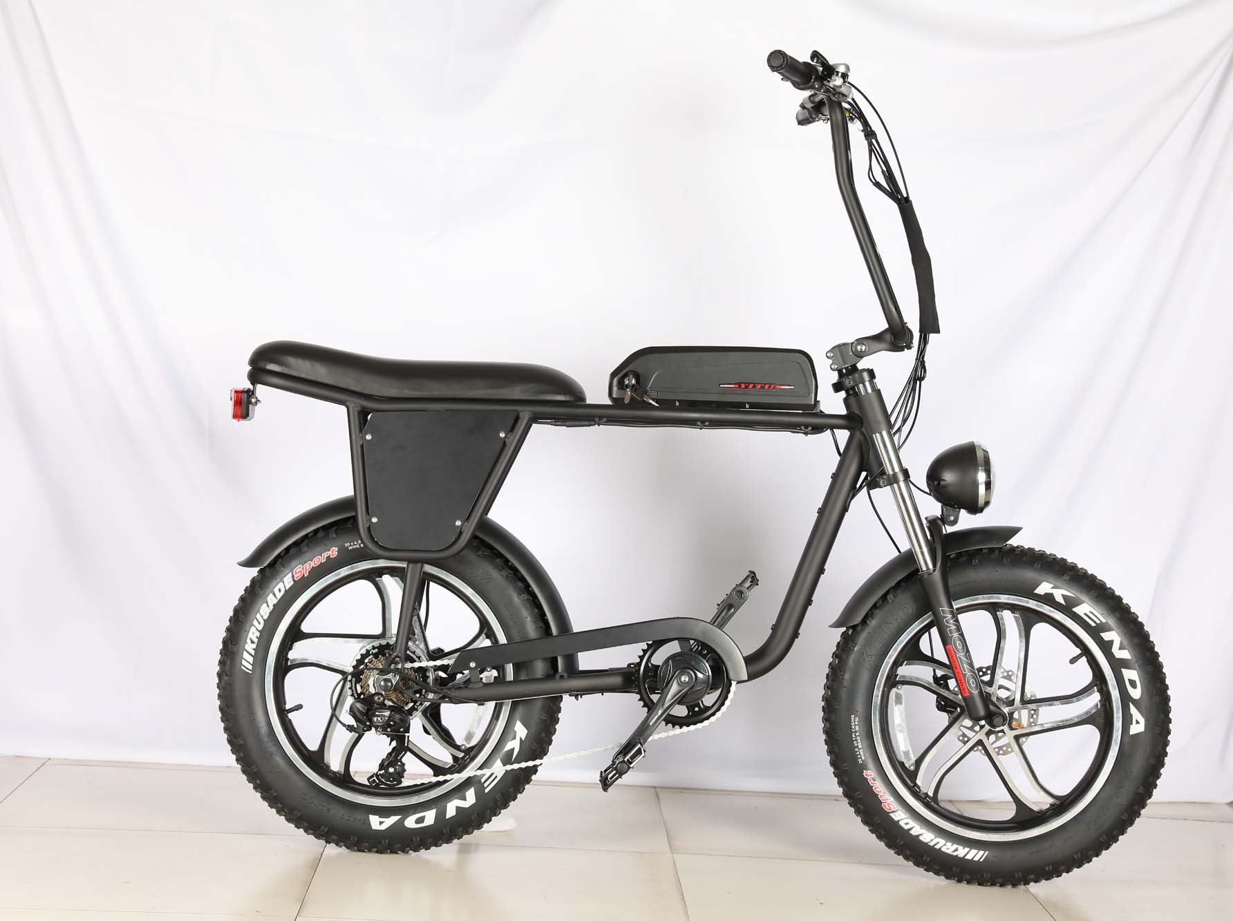 LCD Display Brushless Motor Electric Fat Tire Bikes For Adults 48V 13AH Lithium Battery