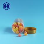 Round Straight 300ml Airtight Plastic Jar Food Safe 116mm Height