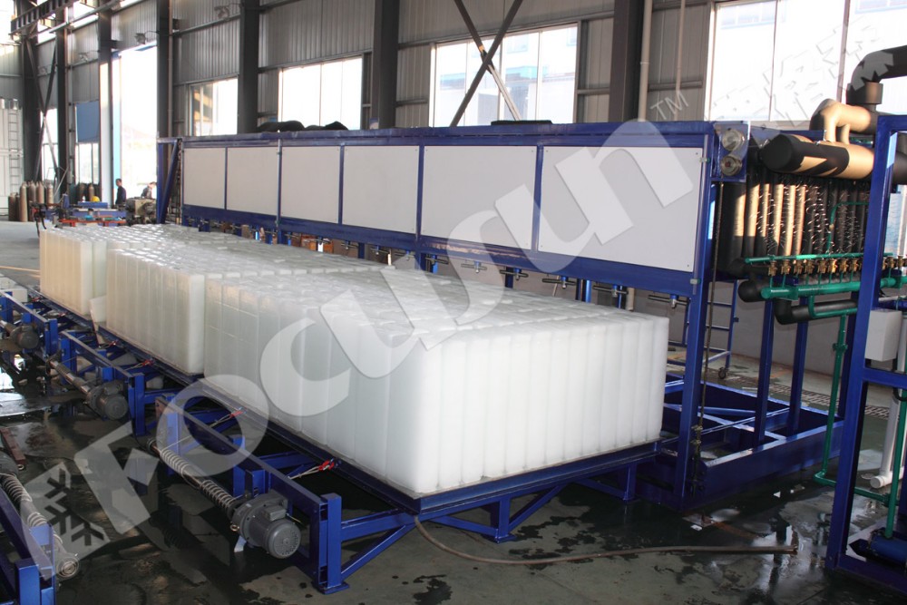 Ice Storage Capacity 380V/3P/50Hz/60Hz Block Ice Machine From FOCUSUN