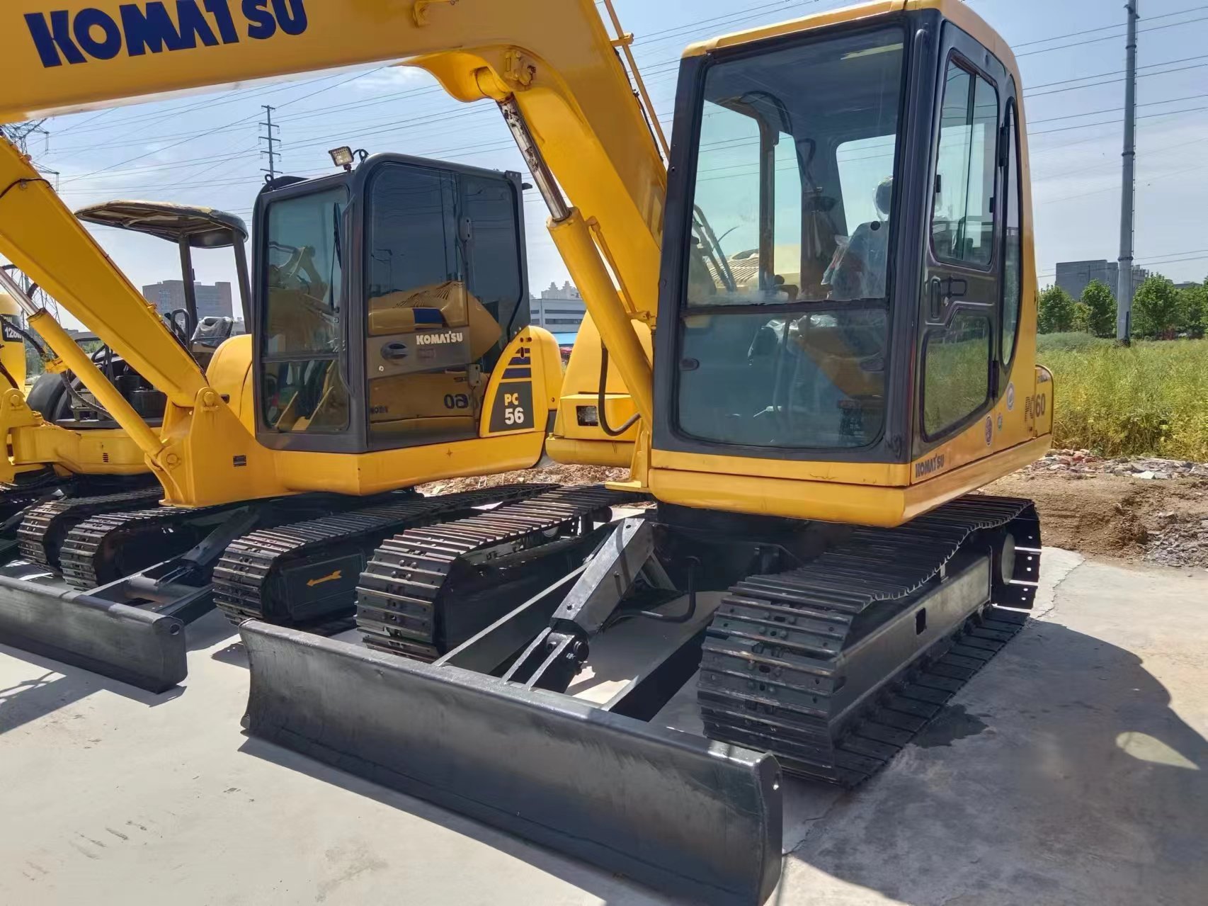 6 Ton Komatsu PC60 Used Excavator with Original Hydraulic Valve and Low Working Hours