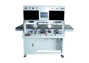 Quality Double Head Acf Bonding Equipment , Cof Ic Bonding Machine For LCD Screen wholesale