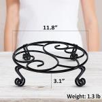 Flower/Green Plant Used Iron Plant Pot Shelf for Home Indoor and Outdoor