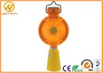 Solar Hazard Traffic Warning Lights optional mounted Barricade Construction