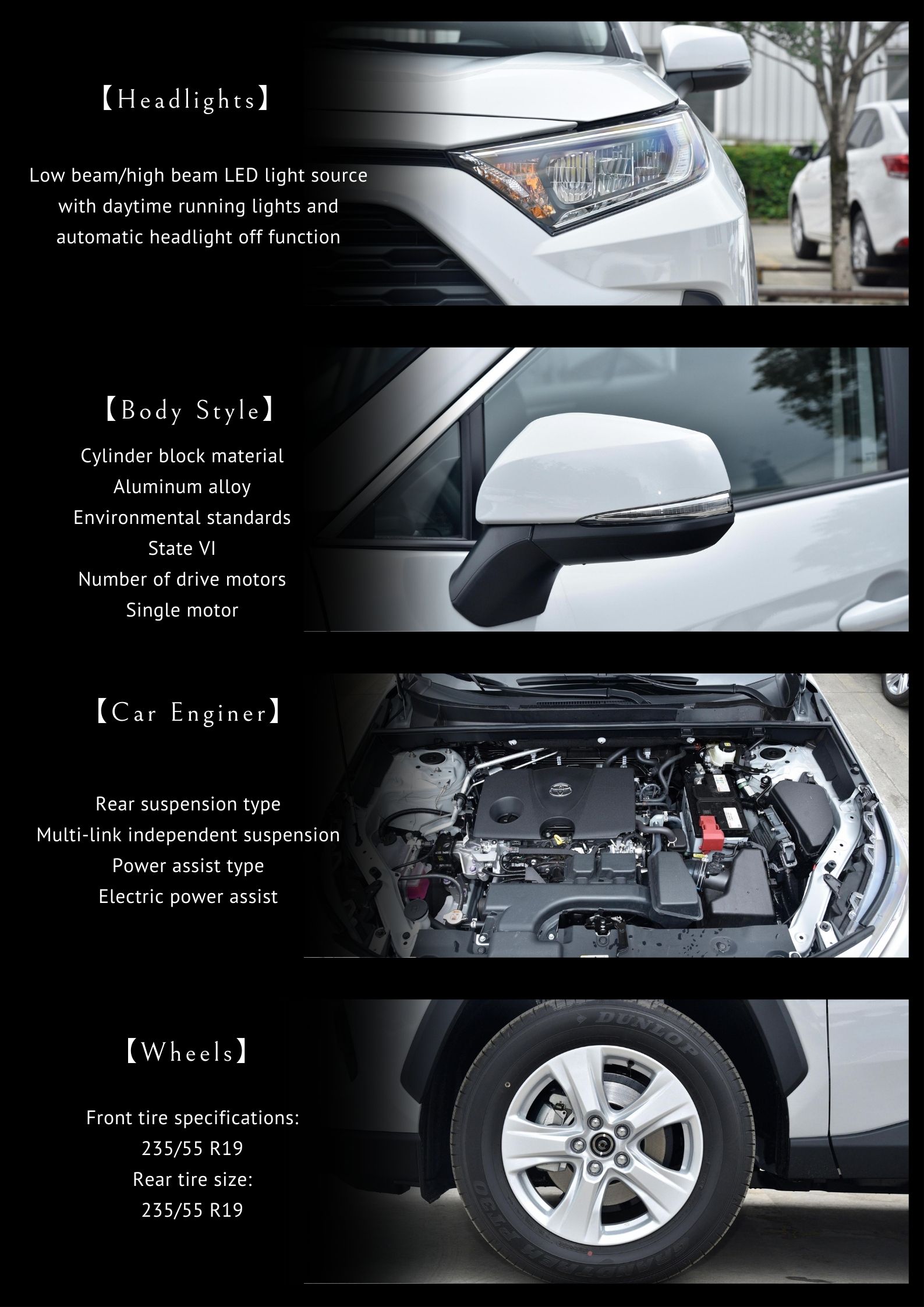 Maximum Power Ps 150-200Ps Active Vehicle With 4-wheel Drive For Toyota Rav 4 Used Cars Rav4