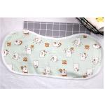 Adjustable Infant Bandana Burp Cloths , Muslin Baby Clothes Bibs Four Layers