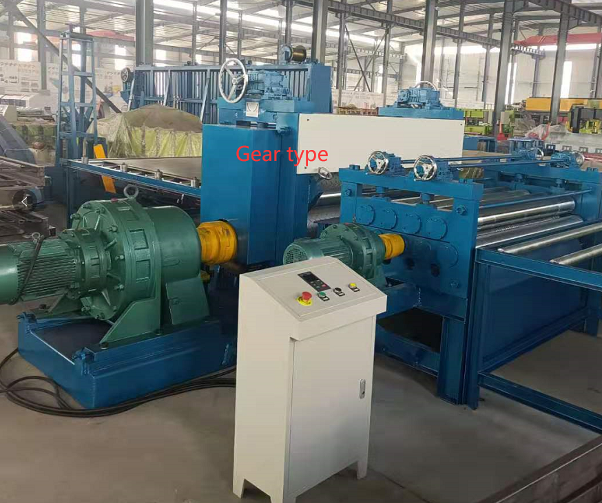 Gear type metal embossing