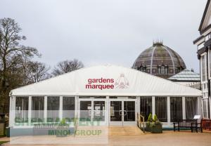 Quality 15 Meters Wide 35 Meters Long Curved Roof Outdoor Party Tent wholesale