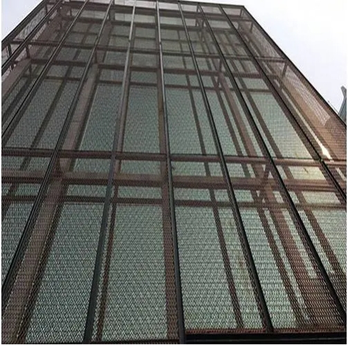 SS304 316 316L Architectural Wire Mesh , Decorative Metal Mesh For Balconies / Corridors