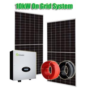 Quality Sunerise Local Pitched 10KW 60Hz On Grid Solar PV System wholesale