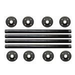 60mm Black Metal Iron Furniture Table Legs