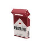 Eco Friendly Collapsible Corrugated Paper Empty Tobacco Box