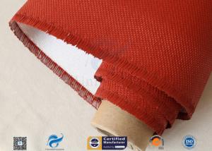 Quality Electrical Insulation Red Silicone Coated Fiberglass Fabric Cloth 530 gsm wholesale