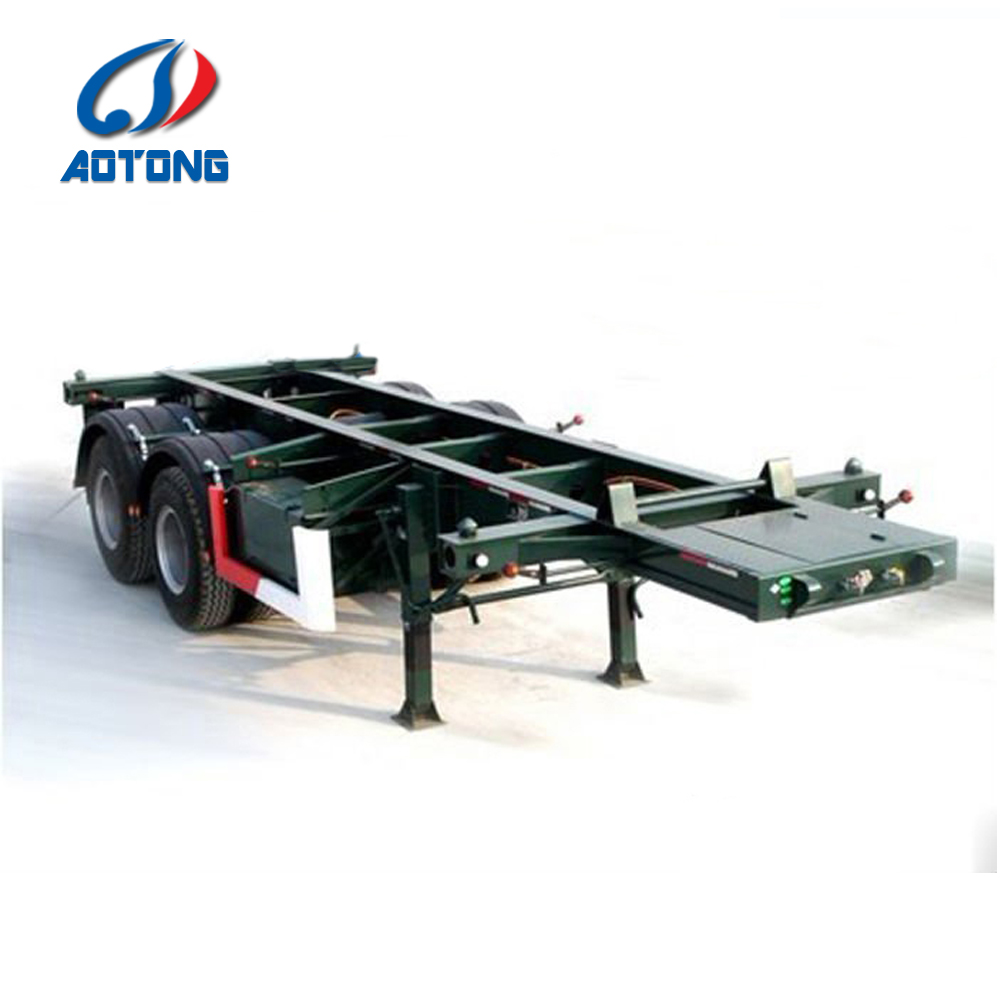 Juyuan Trailer 2 Axle 20ft Container Transporter Chassis Semi-Trailer at Affordable
