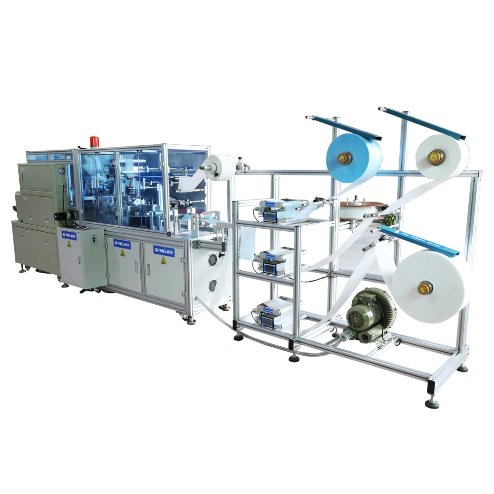Elastic Earband 3 Layer Surgical Mask Making Machine 260Pcs/min 13KW