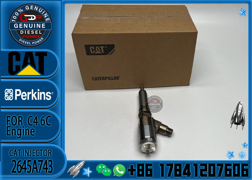 New Diesel Fuel Injectors nozzles 321-0990 2645A743 10R-7668 2645A705 2645A709 injector for Caterpillar C6.6 Perkins 110