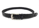 Custom Braided Woven Womens Genuine Leather Belt
