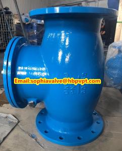 Quality DIN3356 PN16 GGG50 cast iron swing check valve wholesale