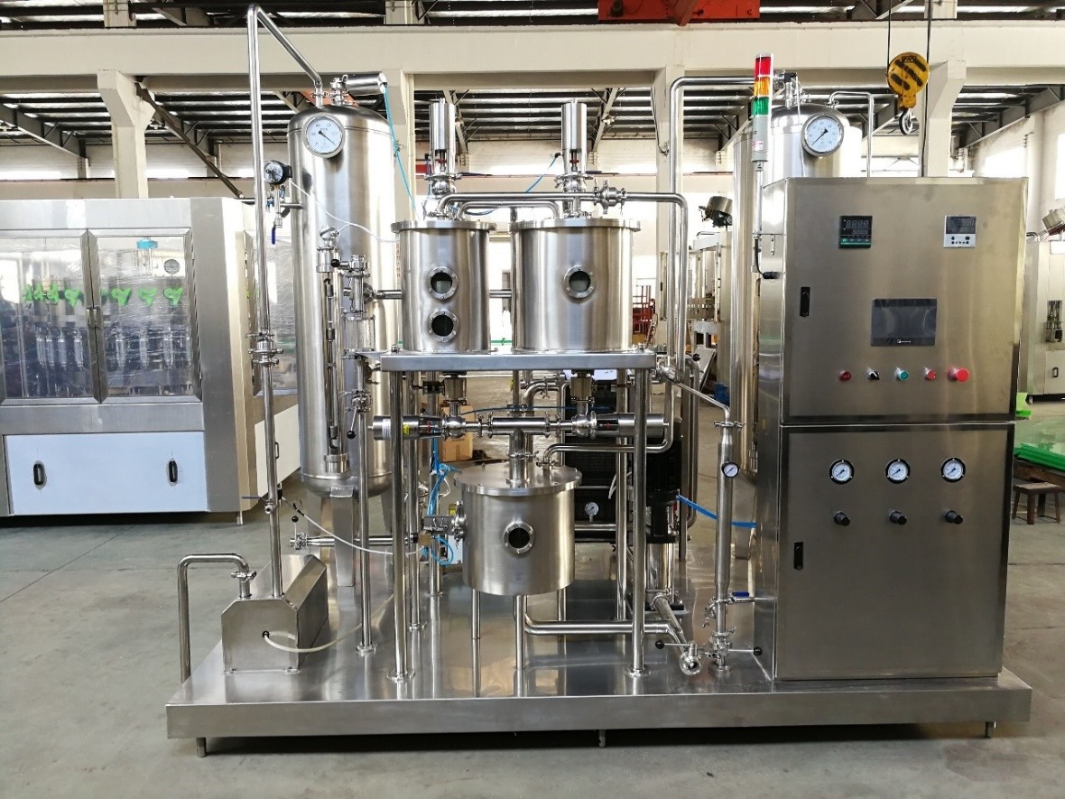 Sealed Window Structure Mass Flow Juice Beer Can Filling Machine