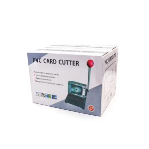 Quality Convenient Manual Black PVC Card Name Cutter Die Cutting Machine for Business Cards wholesale