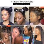 13x4HD Lace Front Wig Bone Straight Human Hair Wig PrePlucked