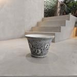 Lightweight Indoor Outdoor Plastic Plant Pots With Drainage Holes