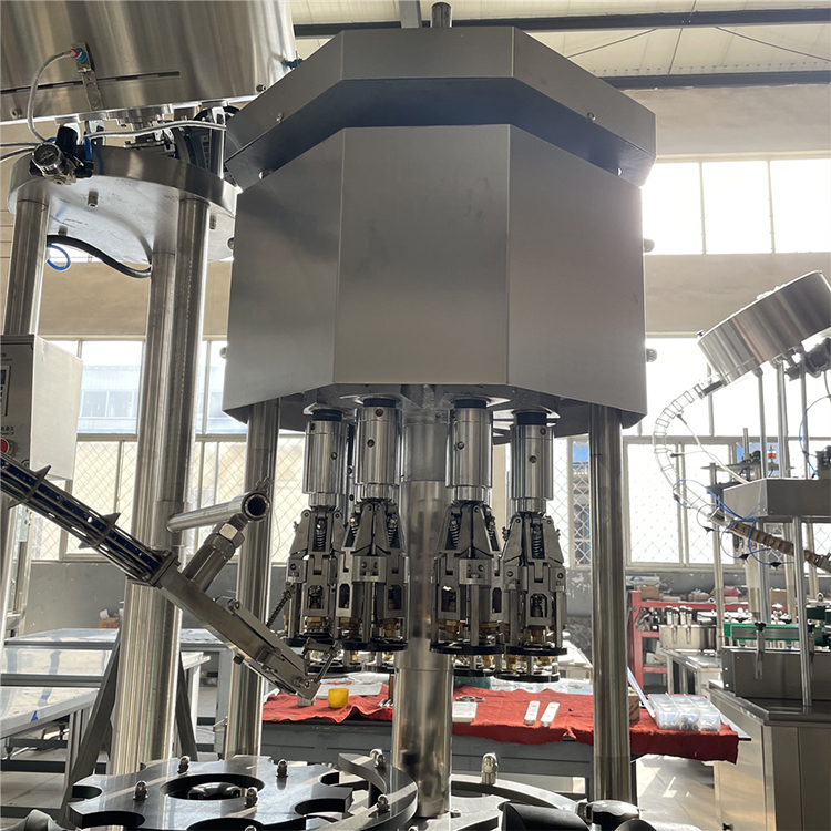 low price automatic aluminum foil cap seal machin bottle screw cap sealing machine