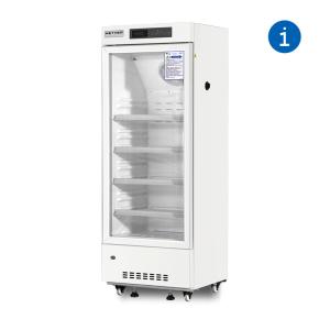 Quality 226L Medical Glass Door Pharmacy Display Cabinet Refrigerator For Hospital / Lab wholesale