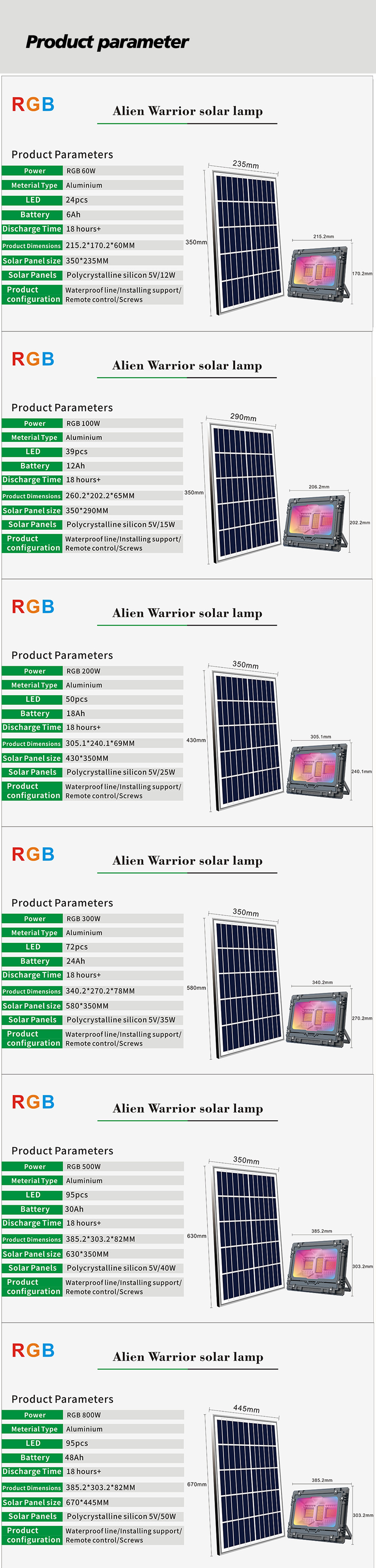 IP65 Rgb Tri Color Solar 60w Led Flood Light With Music Outdoor Reflector