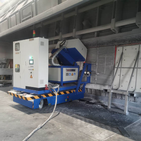 30° Rotor Swing Range Rotary Flux Injector Refining Gas High Purity Nitrogen Or Argon Noise Level ≤70dB
