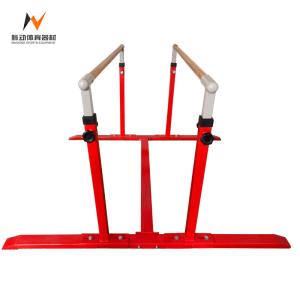 Quality Wooden Outdoor Fitness Gymnastics Parallel Bars in 180*166*80-160cm Size for Training wholesale