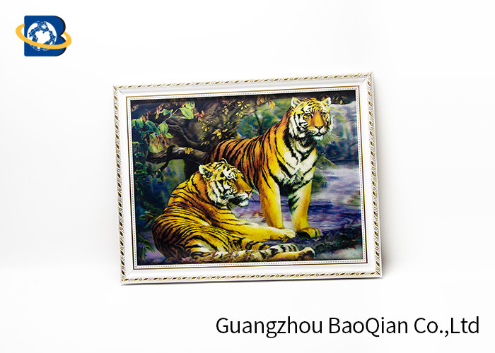 Home Decor Picture 3D Animals Photos Tiger Wall Printing Flip Image 0.6MM Thickness