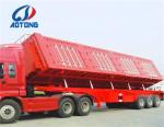 3*13T Axle Dump Semi Trailer/Side Wall Tipper For Heavy Duty Transport