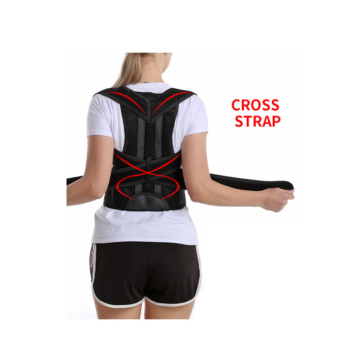 Steel bone support adult back posture correction with posture lumbar correction device