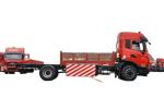 Reverse Shift Number 2 Dongfeng KR 220HP 4x2 Box Cargo Truck with 9990kg Payload