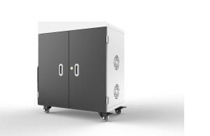 Quality Galvanized Sheet 36 Way Tablets Charging Cabinet USB Ports wholesale