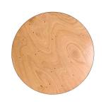 Metal 6ft Folding Table Round Wooden Table Set Hotel Furniture For Event