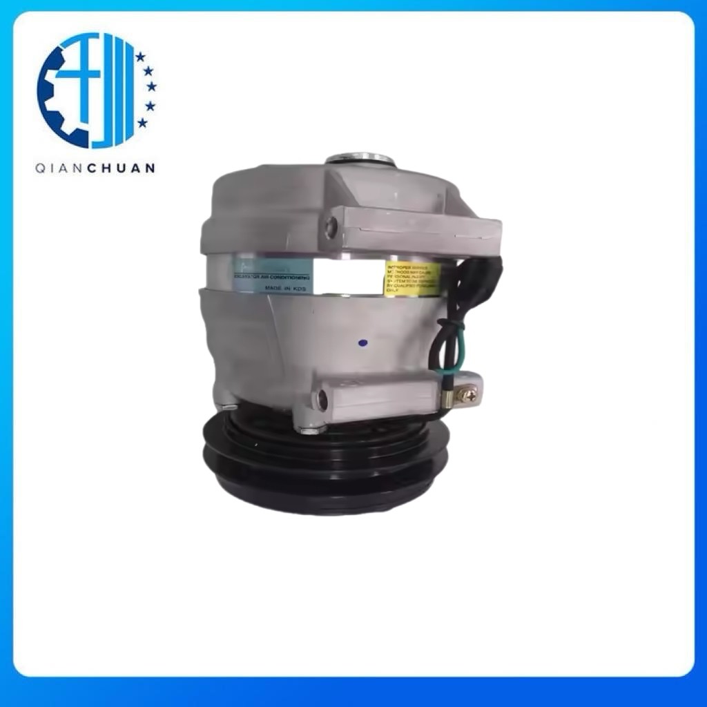 Air Compressor 11Q6-90040 For Hyundai 24V R140LC-9 R210LC-9 R300LC-9 Excavator Engine Spare Parts