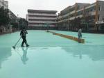 Silicon Pu Sport Court Flooring Multi Purpose Antifade Outdoor Sports Surfaces