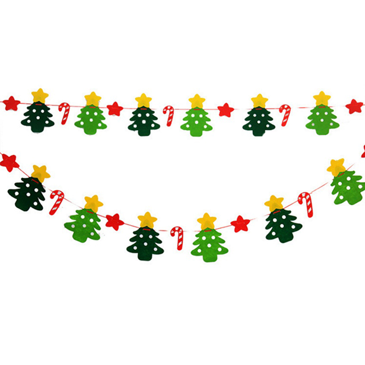 2mm Thickness Felt Banner For Christmas Party Decoration