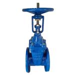 jis bs din f4 f5 Pn16 Ductile Iron Dn600 Sluice Valve Resilient Seat Gate Valves