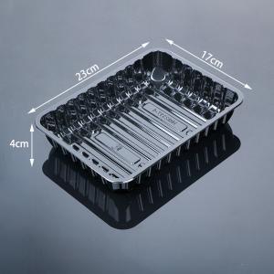 Quality Disposable Black PET Plastic Food and Meat Packaging Tray For Supermarket wholesale