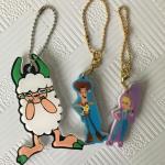 Double Sided Anime Acrylic Charms Holographic Cartoon Figure Shaking Moving
