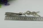 Handmade DIY handbag accessories making 185 length zinc alloy metal cord end cap
