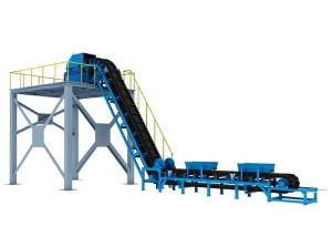 Quality 500mm Cleated Inclined Belt Conveyors For Bulk Material wholesale