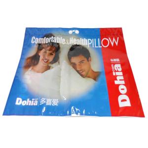 Quality Customized Plastic Handle Bags Rainproof LDPE Plastic Pillow Bag wholesale