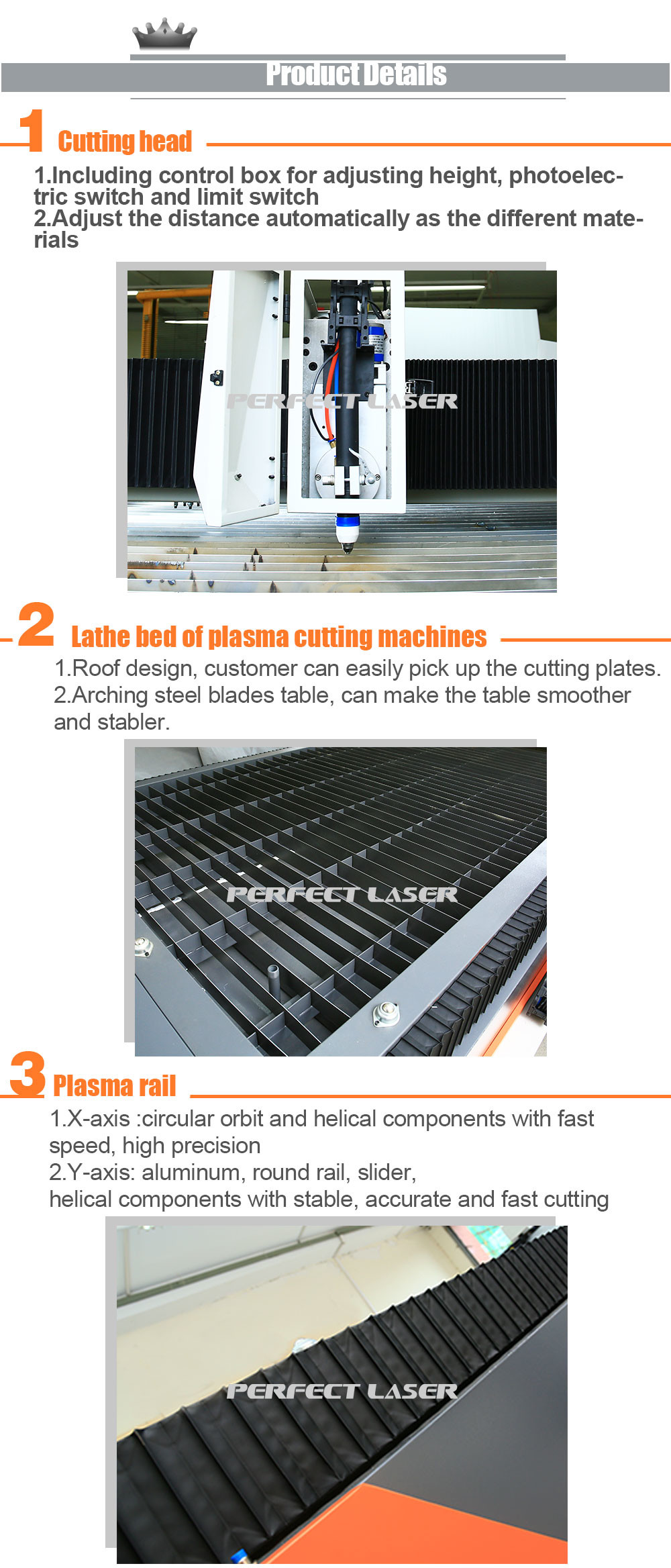 1500*3000mm Auto Plasma Metal Cutting Machine For 25mm Carbon Steel and Stainless Steel