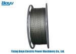 Braided Anti Twist Wire Rope , Flexible Steel Wire Rope With Long Life