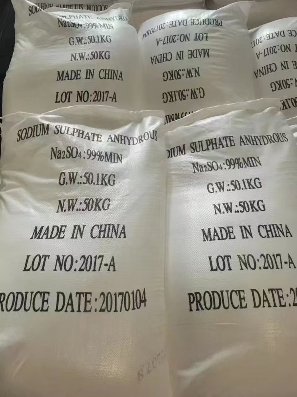 142.06 Sodium Sulfide Raw Material Na2SO4 Sodium Sulphate Powder 7757-82-6